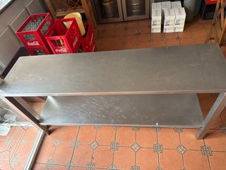 Mesa de trabajo acero inoxidable hostelería