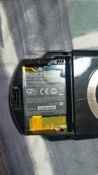 Sony PSP Negra (No enciende)