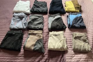 Pantalones de montar equitación varios colores