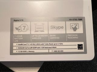 Portátil Acer Aspire V15 V3-572G-70BR