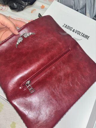 Bolso Zadig & Voltaire Rojo y Plateado