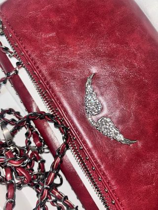 Bolso Zadig & Voltaire Rojo y Plateado