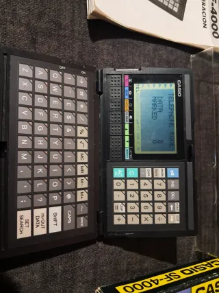 Diario Digital Casio SF-4000 Antiguo 1987