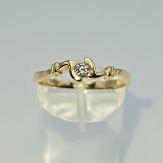 Anillo Oro 18K Solitario Diamante 2,76gr