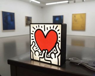 Lampada LED USB Cuore Keith Haring