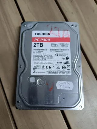 Disco Duro Interno Toshiba PC P300 2TB 5400rpm