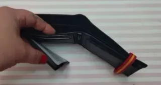 CARTERA MONEDERO PIEL CIERRE BANDERA + REGALO PULS