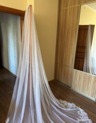 Velo de Novia Catedral blanco