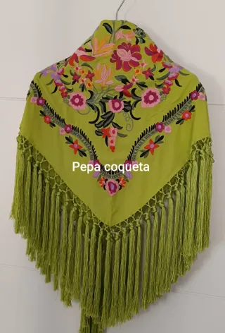 Mantoncillos bordados algodón