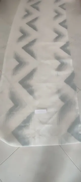 Campionari Tende Argento Bianco Tessuto