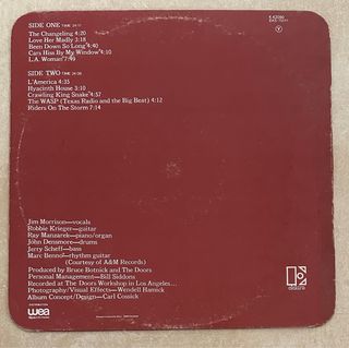 DOORS VINILO LP L A WOMAN FRANCIA RARO