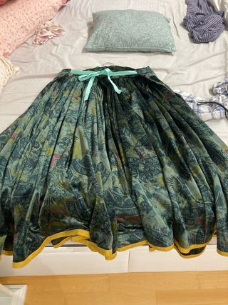 Falda Baturra Estampada Talla Única Hecha a mano