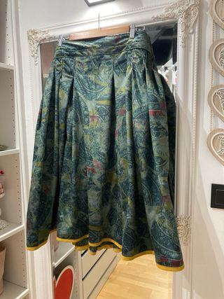 Falda Baturra Estampada Talla Única Hecha a mano