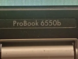 Portátil HP 6550B Negro/Plateado
