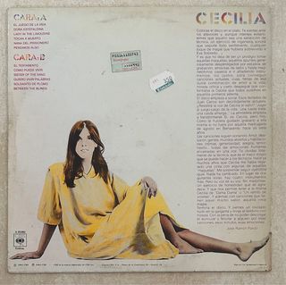 CECILIA VINILO LP CANCIONES INEDITAS 1983