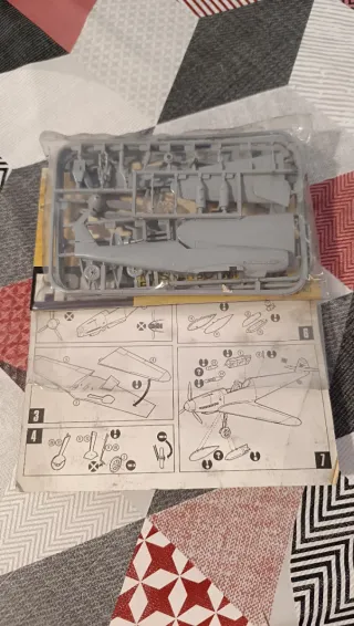 Kit modellismo vtg Frog Messerschmitt Bf109F