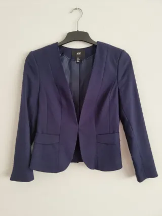Blazer H&M Azul Talla M / 38 / 10