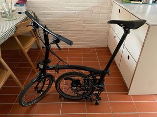 Bicicleta pieghevole Brompton S6L Black Edition