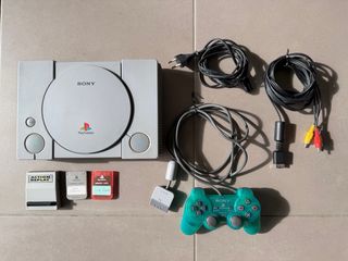 PlayStation 1 Dual Shock PAL Plata