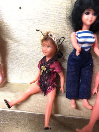 Lote 4 Muñecas Francesas Años 50/60