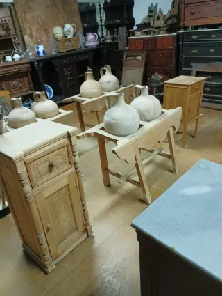 Lote Mesitas de Noche Madera antiguas,hay 20