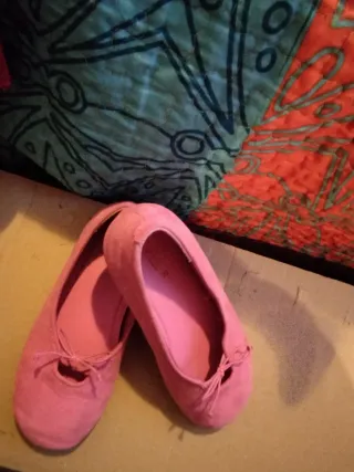Bailarinas rosas para niña Talla  28