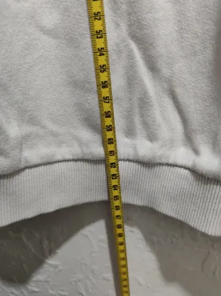 Sudadera Lacoste XXL Cocodrilo Blanca