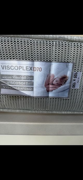 Colchón viscoelastico  y cubre colchón.