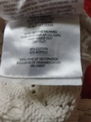 Jersey Amiso punto calado ochos Talla S