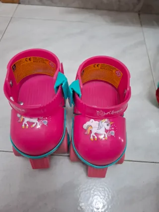 Patines, Casco y proteccion niña