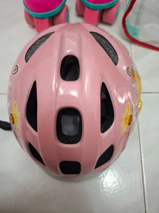 Patines, Casco y proteccion niña