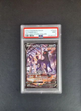 Umbreon V TG22 PSA 9 Astri Lucenti