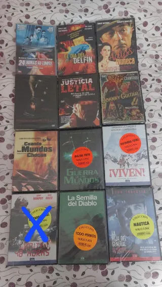 Lote Películas DVD Acción, Terror, Comedia