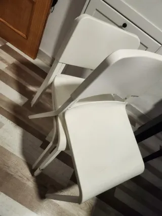 Sillas Ikea comodas blancas