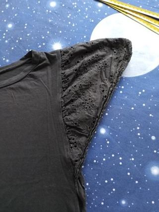 Canotta con pizzi, 100%cotone, made in italy