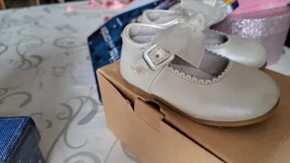 Zapatos niña Dospies lazo blanco talla 20