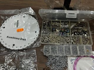 Lote fabricación y manualidades en bisutería