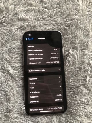 iPhone XS 64GB 80% Batteria
