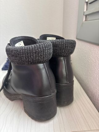 Botas mujer talla 39 sintético negro