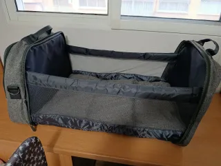 Bolso Cuna Plegable Gris