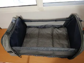 Bolso Cuna Plegable Gris