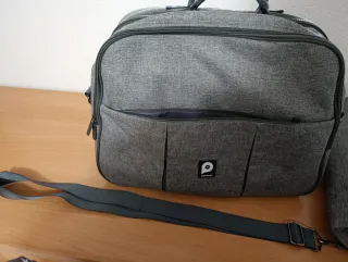 Bolso Cuna Plegable Gris