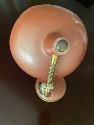 Lamparita retro metal rosado