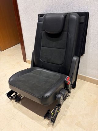 Asiento Coche Sharan Negro Piel/Alcántara