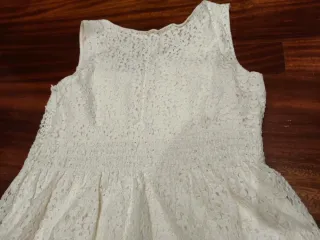 Vestido Loft Blanco Encaje