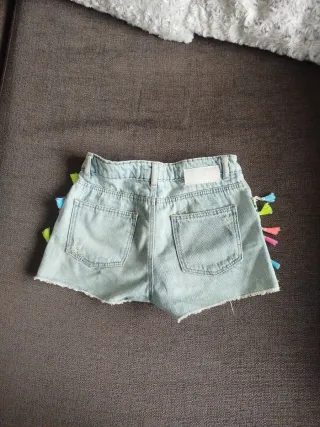 Shorts vaqueros niña desgastados talla 9