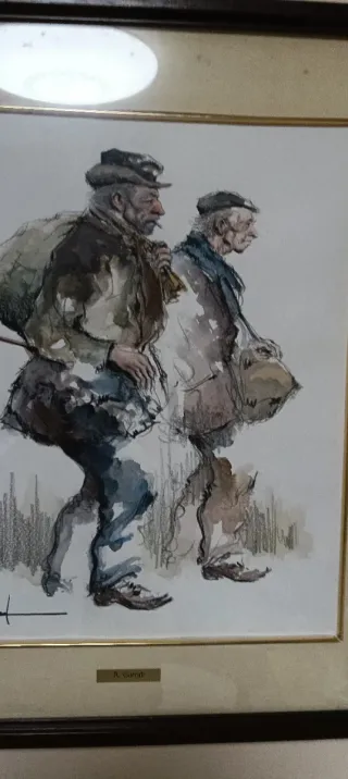 Dos acuarelas antiguas