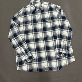 Camisa Vintage Xadrez Azul Algodão XL Flanela