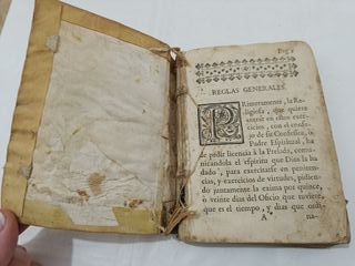 Libros antiguos Siglo XVIII Pergamino (Año 1782)