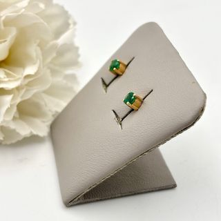 Pendientes Oro 18kt con Esmeraldas